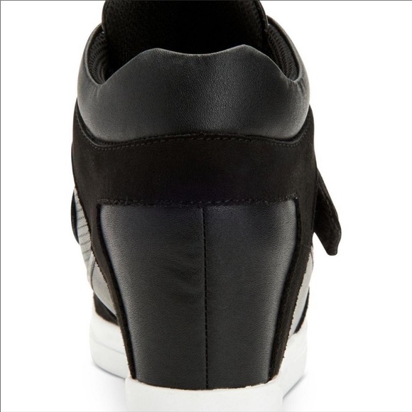 calvin klein women's frances wedge sneakers